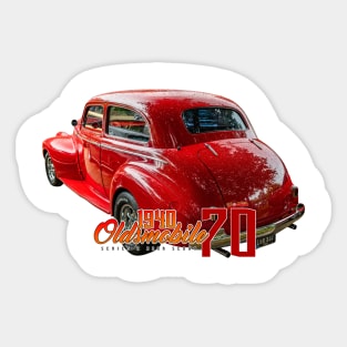 1940 Oldsmobile 70 Series 2 Door Sedan Sticker